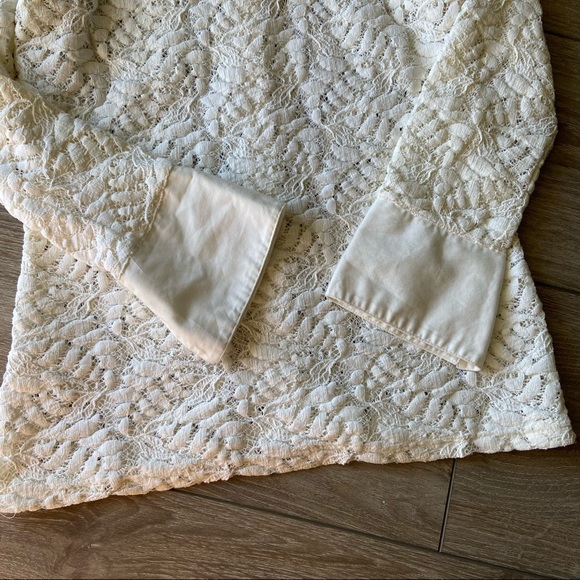 Anne Fontaine 'Calisse' Stretch Lace Blouse - Picture 11 of 16